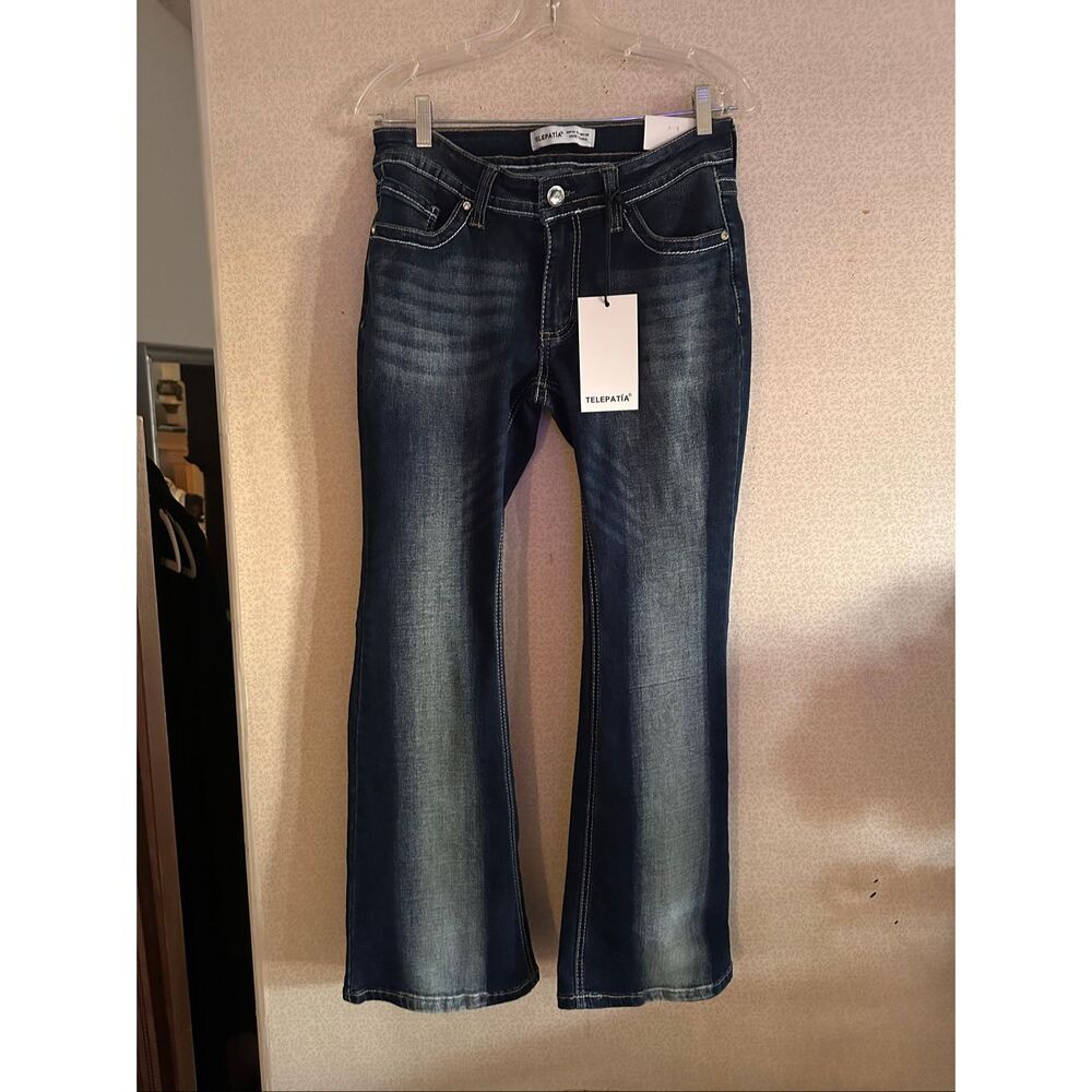 New with tags Telepathia embellished jeans